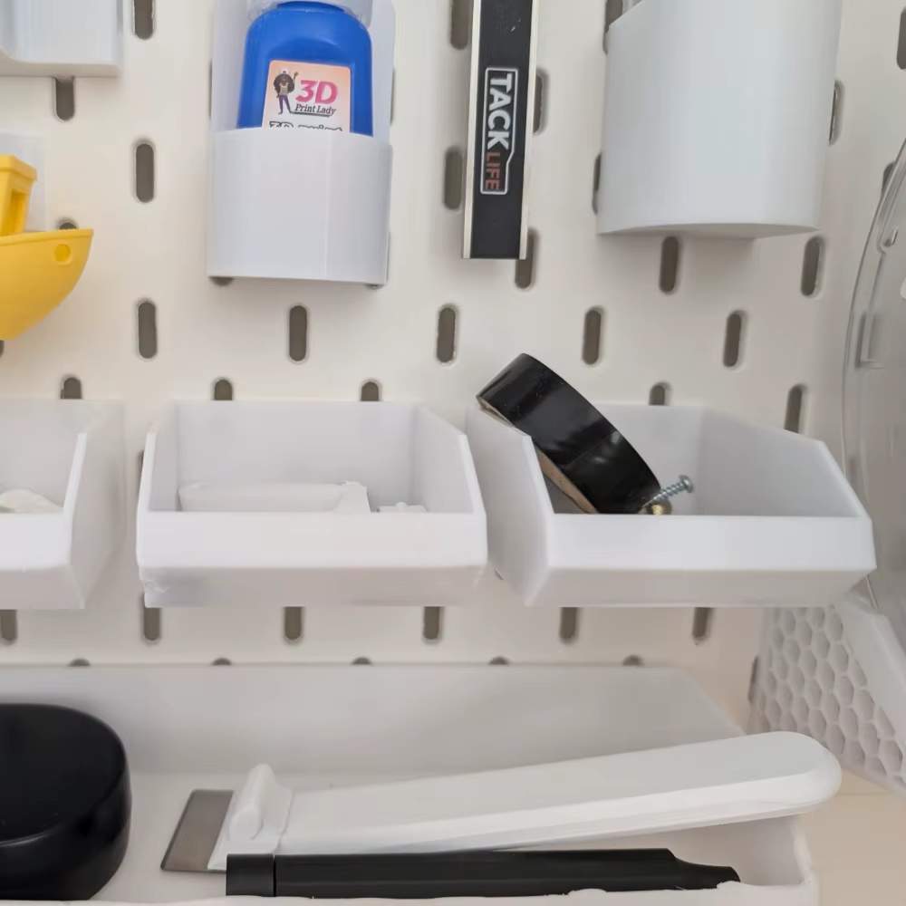Organisateur de pièces d'outils en plastique pour économiser de l'espace