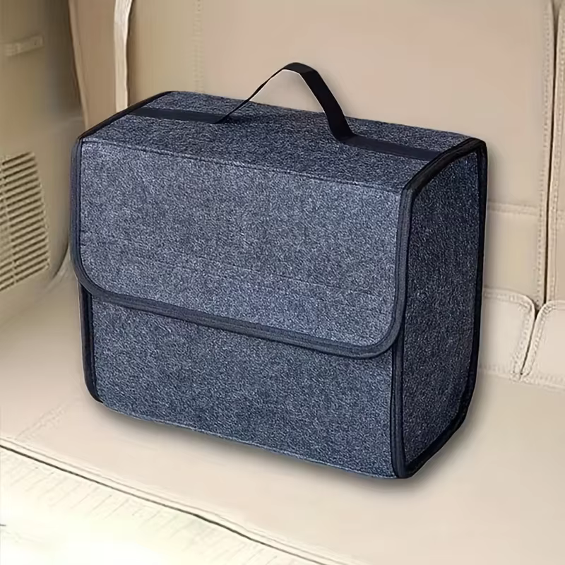 Boîte de rangement de voiture en feutre