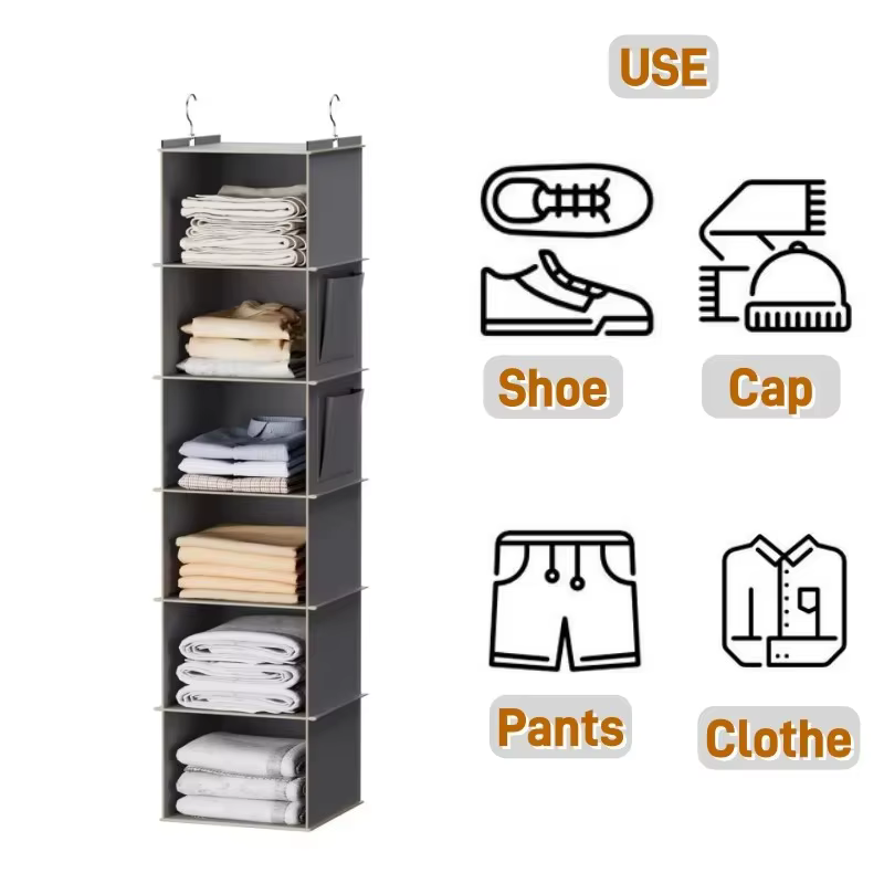Organisateur et rangement de placard suspendu