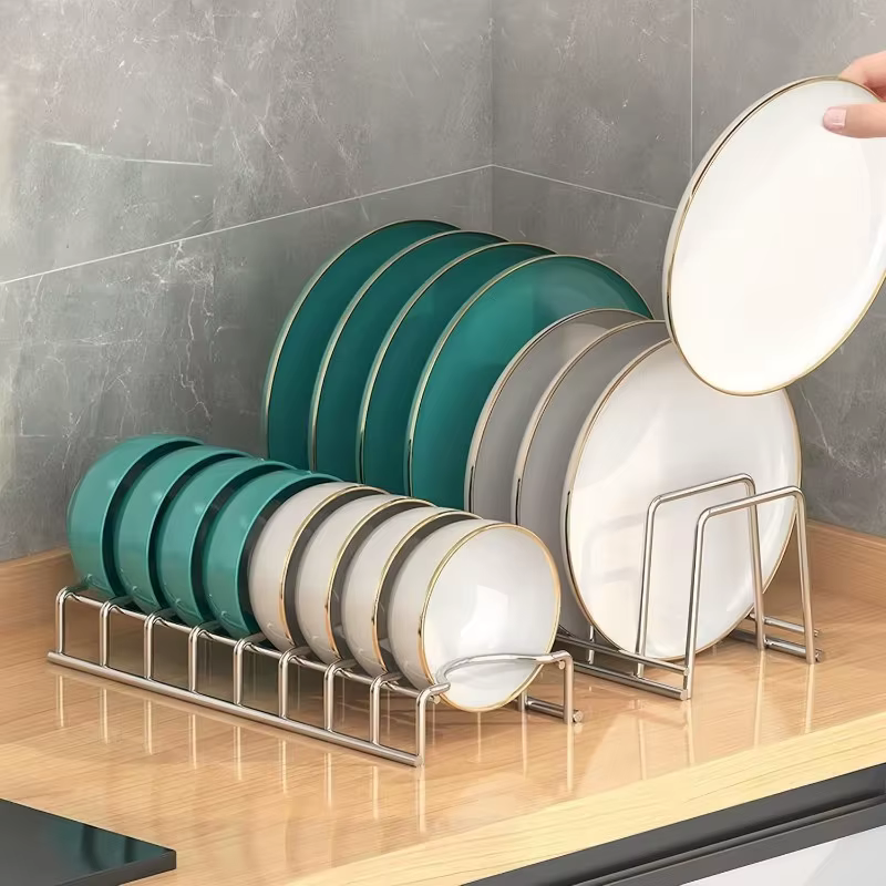 Égouttoir à vaisselle de cuisine en acier inoxydable pour plan de travail