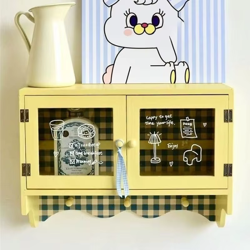 Boîte de rangement murale en bois