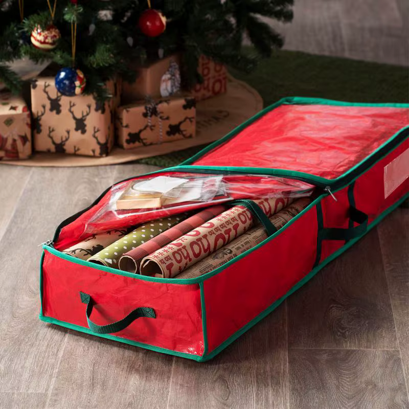 Conteneur de rangement pour papier cadeau pouvant contenir jusqu'à 27 rouleaux de 1 3/8 pouces de diamètre
