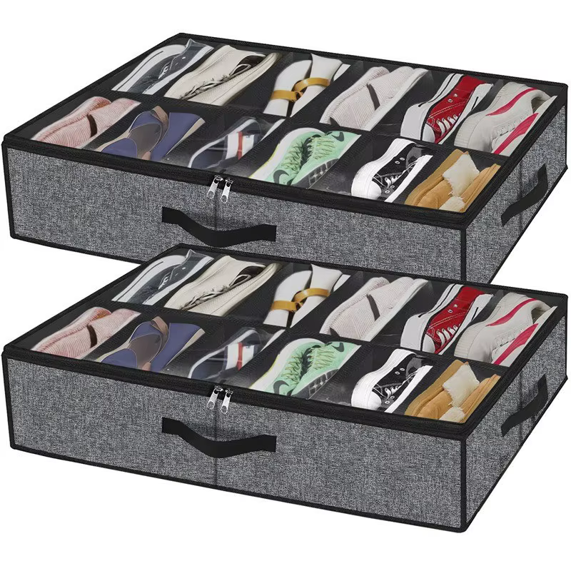 Boîte de rangement de chaussures pour sous le lit