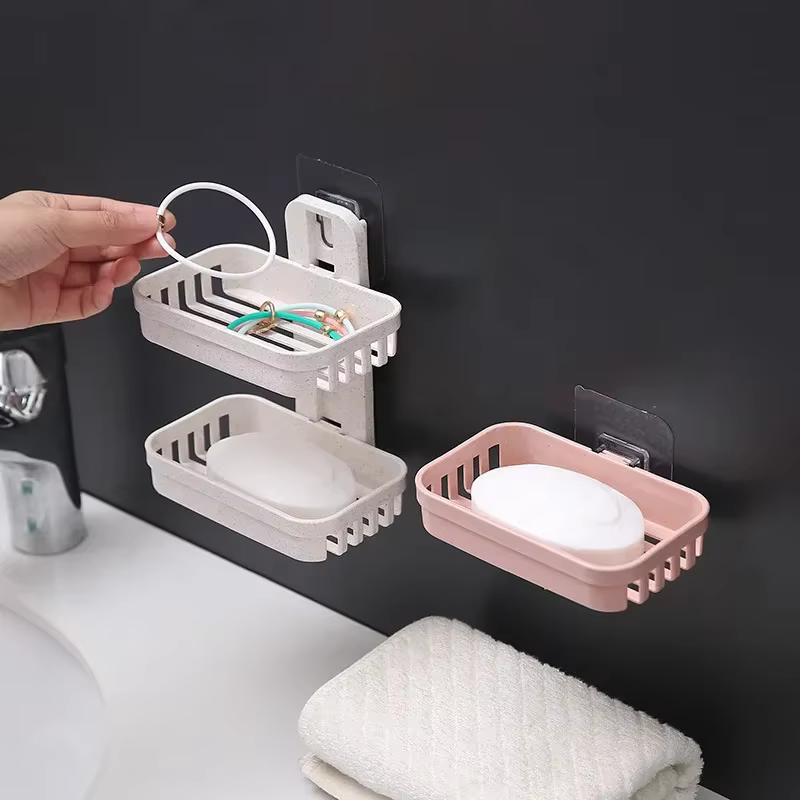 Porte-savon de douche, accessoires de salle de bain