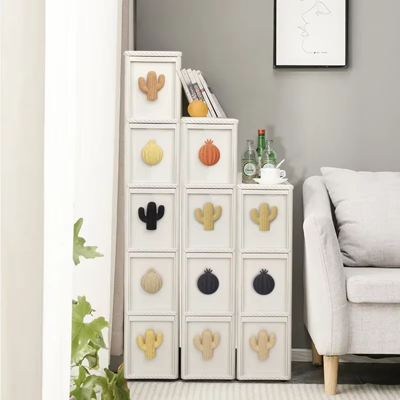 Armoire de rangement mince à espace étroit pour salles de bains