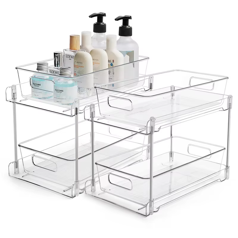 Organisateur de rangement sous évier à 2/3 niveaux