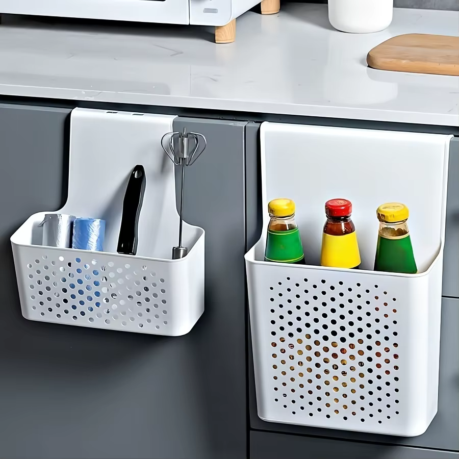 Étagère et boîte de rangement intérieure de porte d'armoire de cuisine