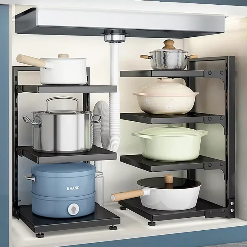 Supports de rangement de cuisine multicouches
