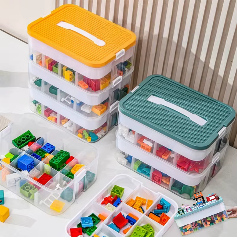Boîte de rangement pour jouets Lego