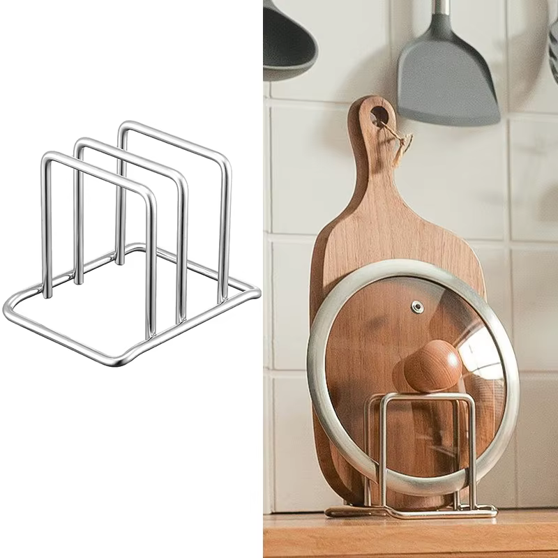Support de planche à découper en acier inoxydable