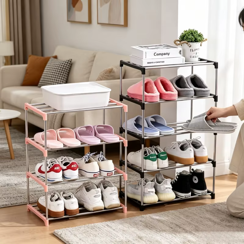 Étagère à chaussures à 3/4/5 niveaux – Organisateur multi-niveaux autoportant pour économiser de l'espace