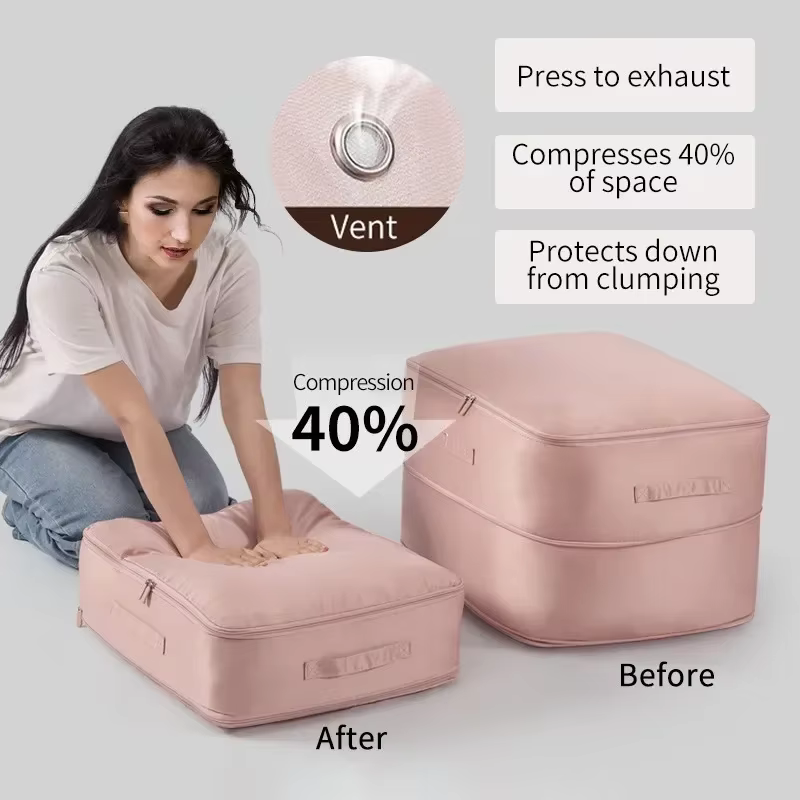 Sac de rangement pour couette à Compression