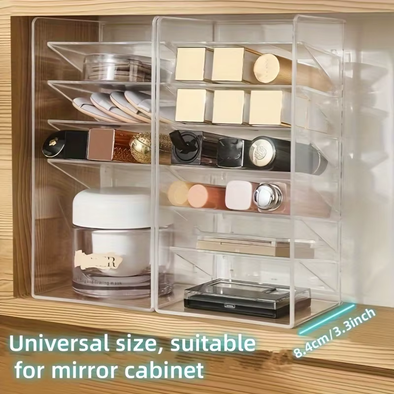 Armoire à miroir, organisateur de salle de bain mince spécifique