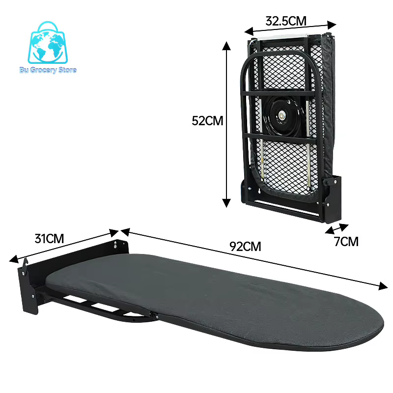 Planche à repasser murale pliable à 180 degrés, rotative, pour armoire