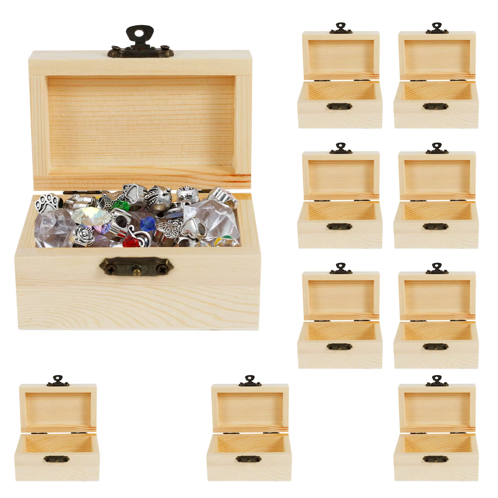 Mini boîte de rangement de bijoux