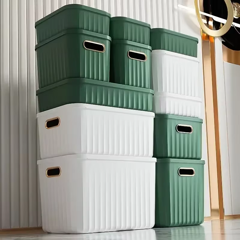 Boîte de rangement divers de couleur unie
