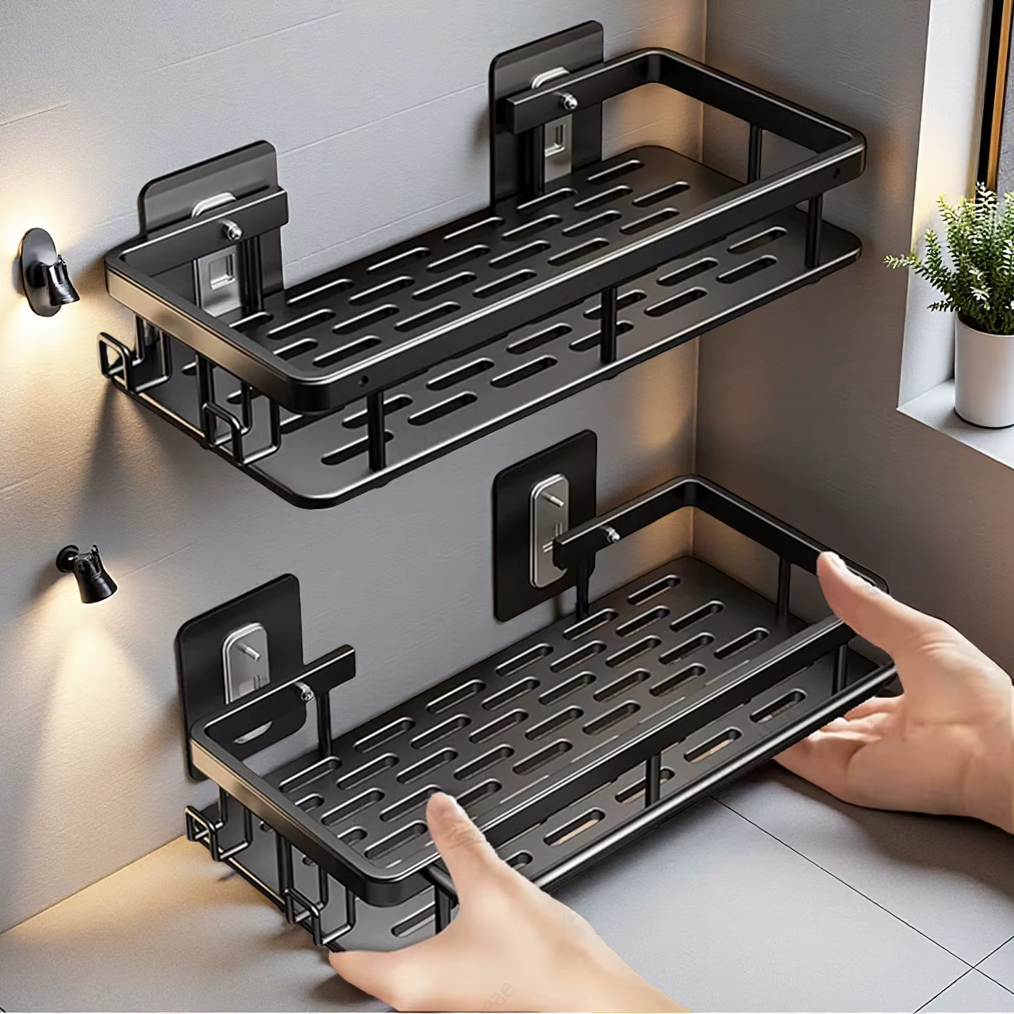 Étagère de salle de bain