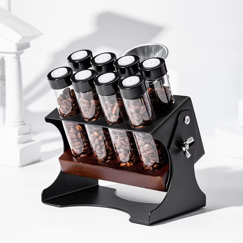 Ensemble de tubes de stockage pour grains de café