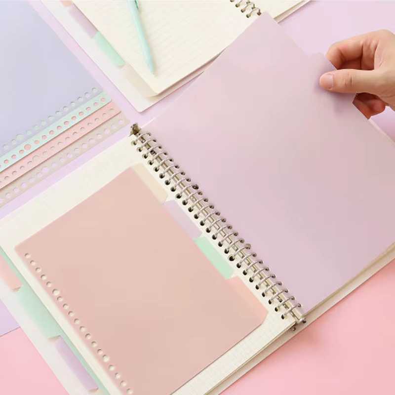 Classeur A4 A5 B5, 4 pièces/ensemble