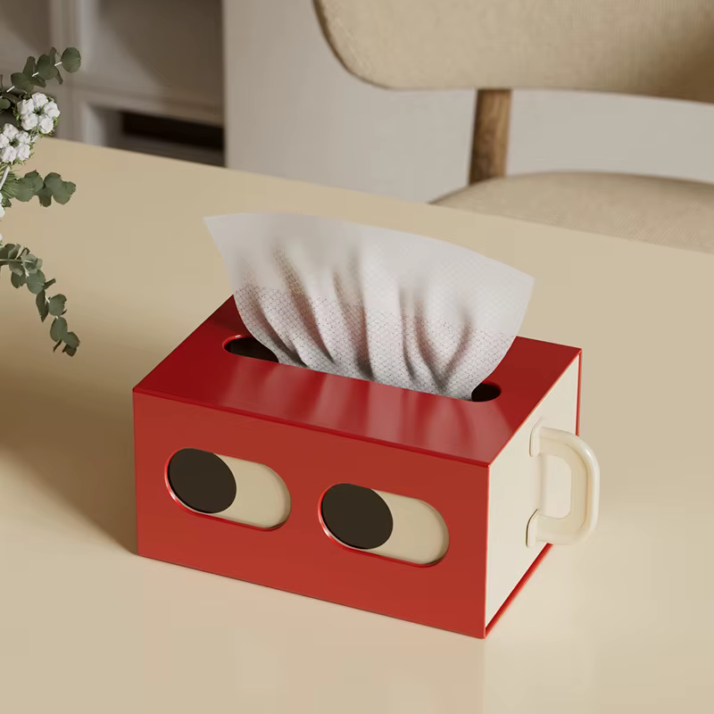 Boîte à mouchoirs, anneaux de serviette de Table