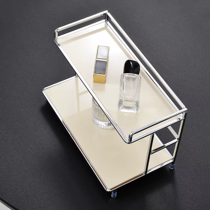 Étagère de rangement superposée en métal pour bureau