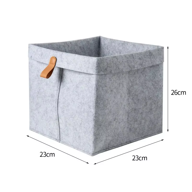 Boîte de rangement en feutre de grande capacité pour vêtements