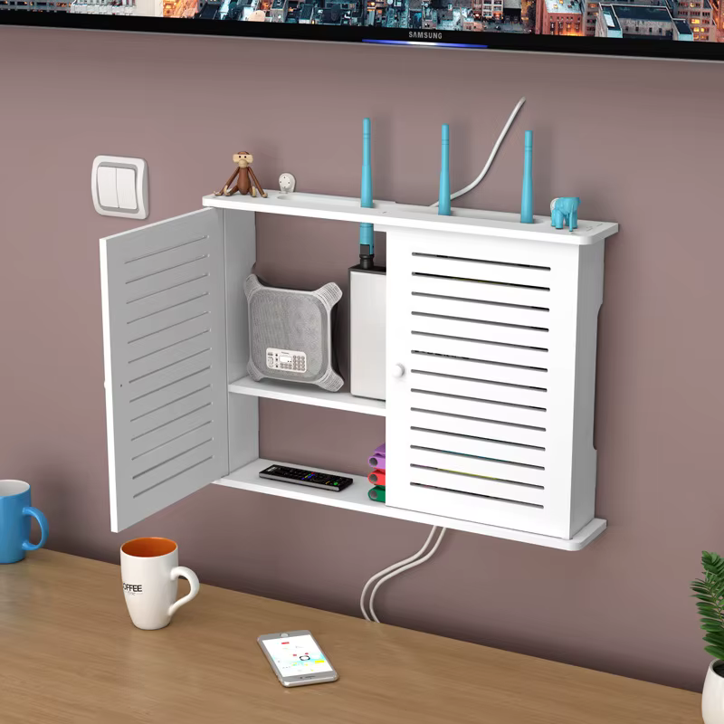 Boîte de rangement pour routeur WiFi sans fil