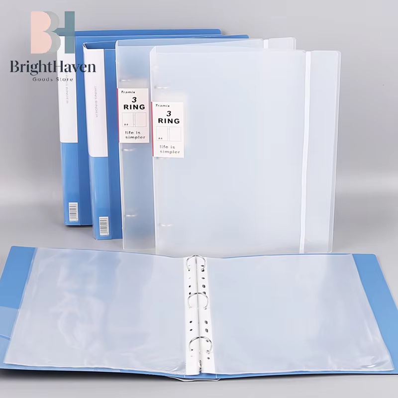 Organisateur de documents transparent pour classeur à feuilles mobiles