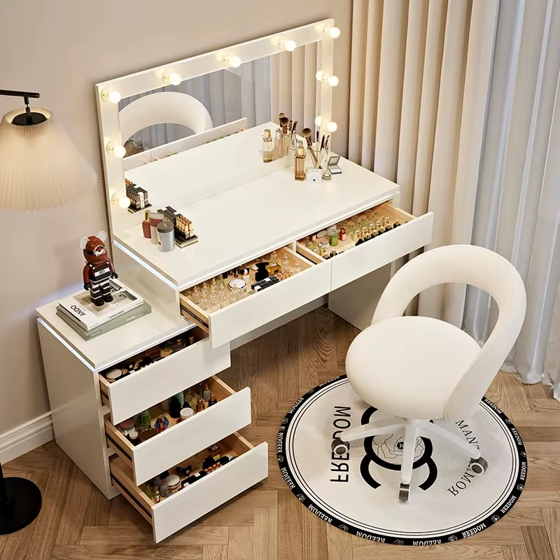 Tiroir organisateur coiffeuse en bois filles italien Simple rangement
