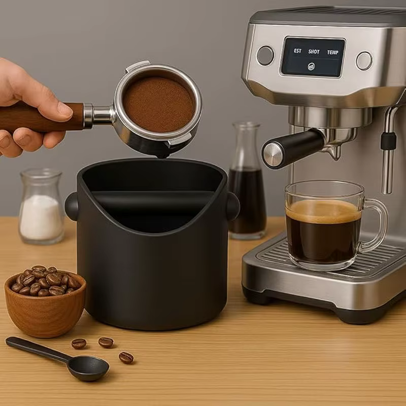 Boîte à café pour marc d'espresso