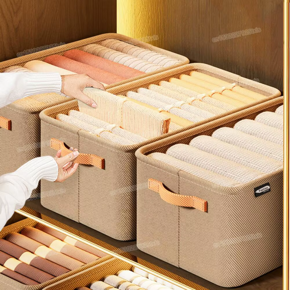 Placard organisateur de vêtements grande capacité pantalons jean boîte de rangement armoire tiroirs sous-vêtements