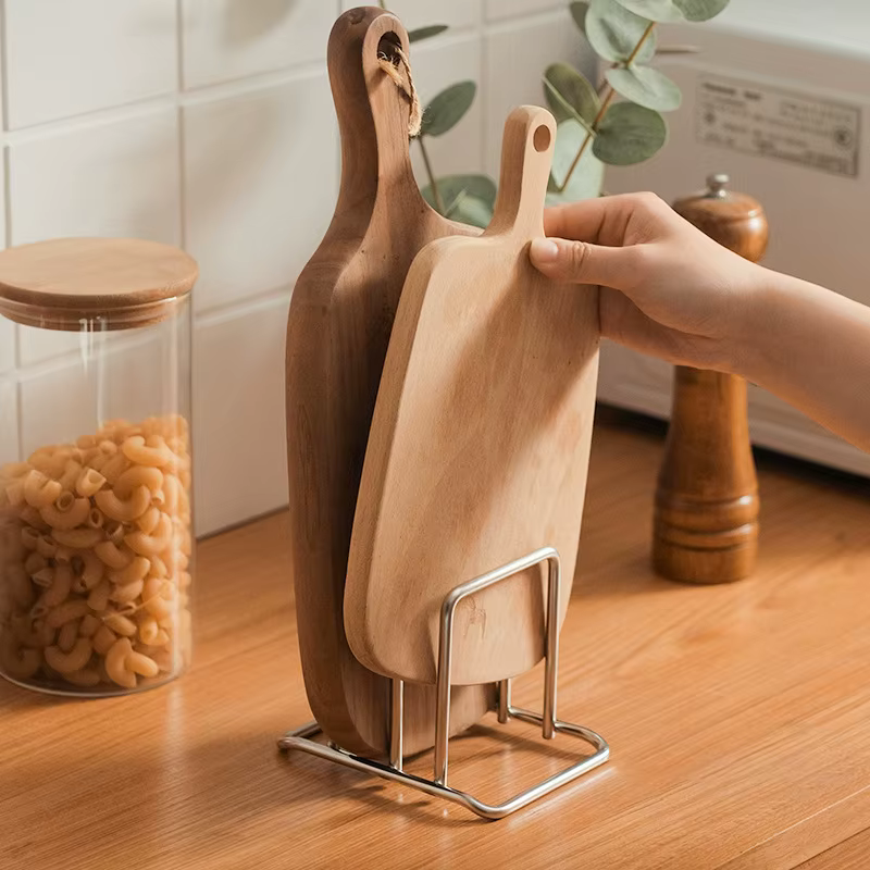 Support de planche à découper en acier inoxydable