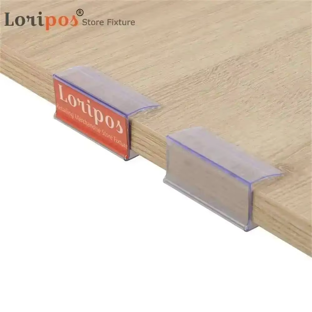 Clip de fixation pour étagère en verre ou bois