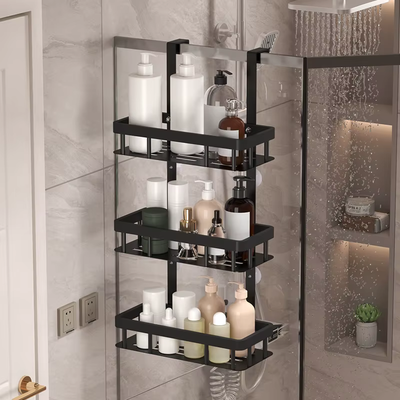 Support de rangement mural pour salle de bain
