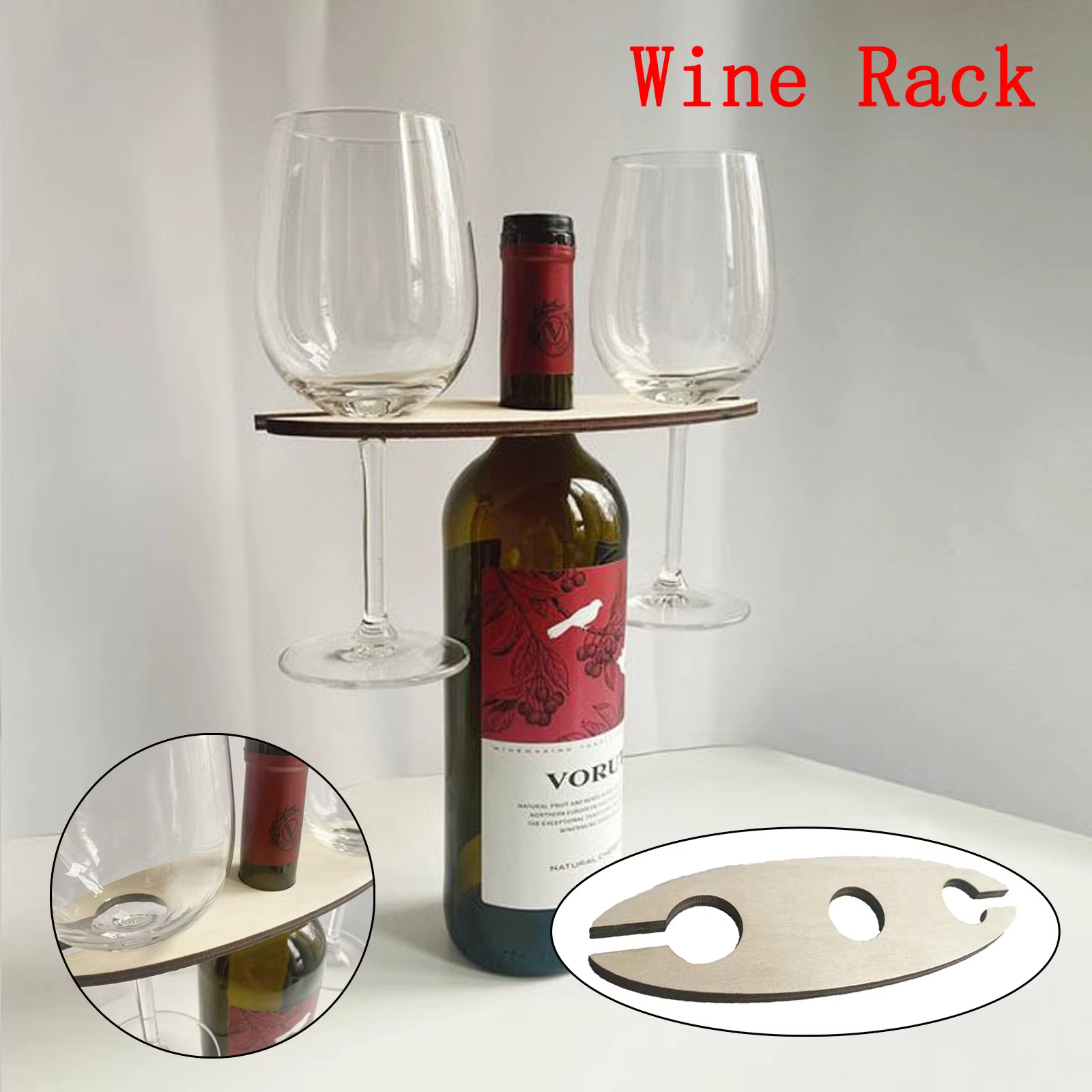 Casier à vin en bois créatif personnalisé artisanat