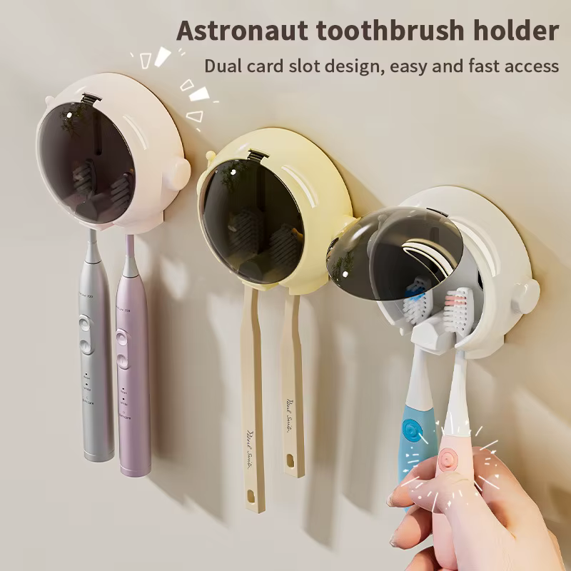 Porte-brosse à dents mural