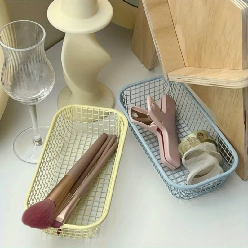 Panier de rangement de bureau rétro