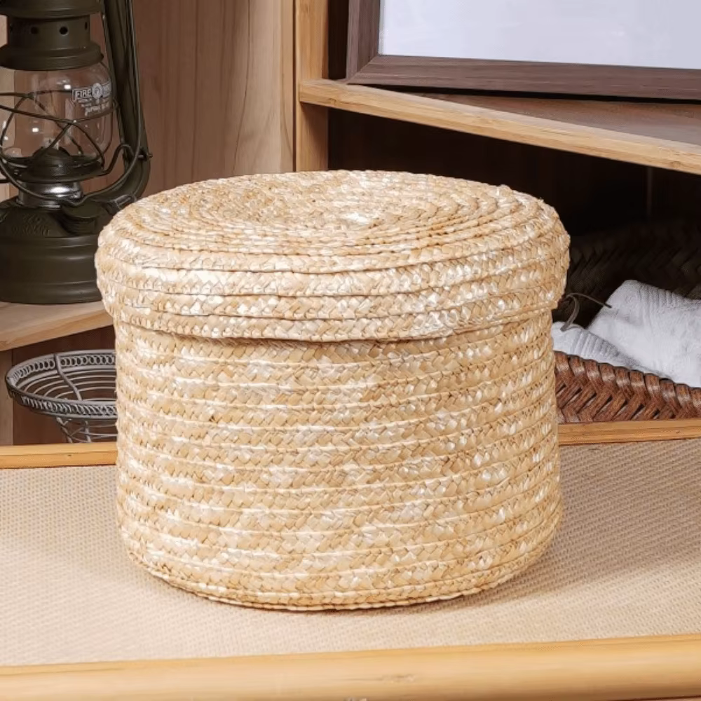 Panier de rangement tissé à la main