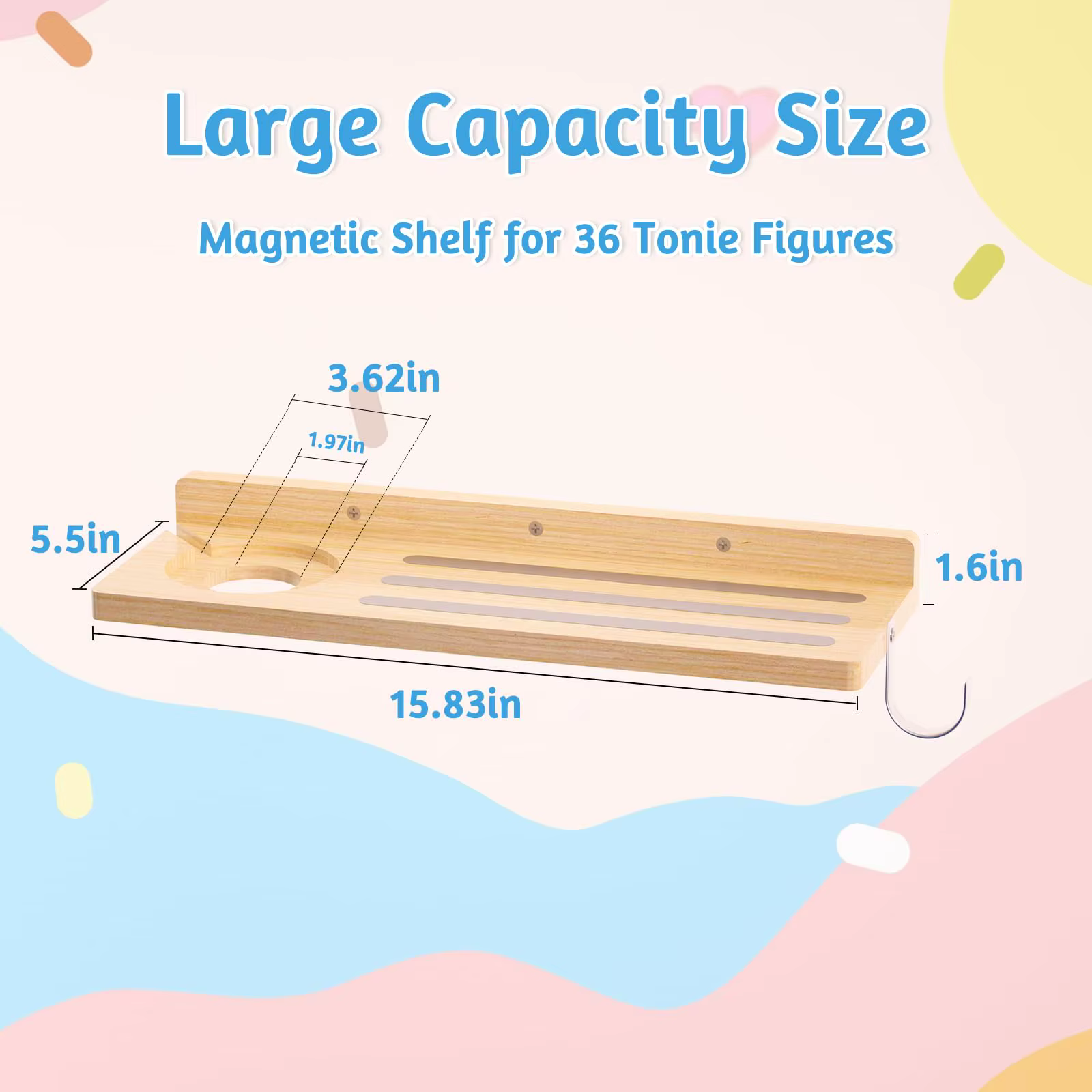 Étagère magnétique pour Tonies - Organisateur de figurines