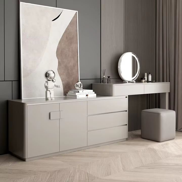 Commode de luxe légère pour chambre à coucher