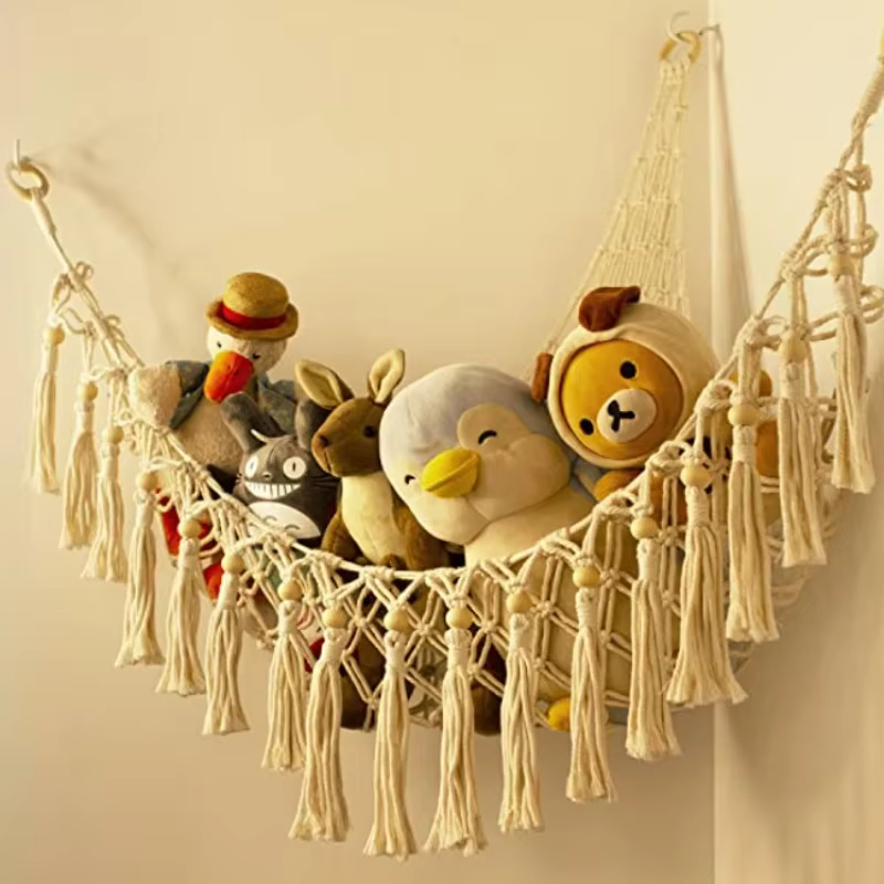 Hamac Net jouets stockage Boho décor chambre d'enfants
