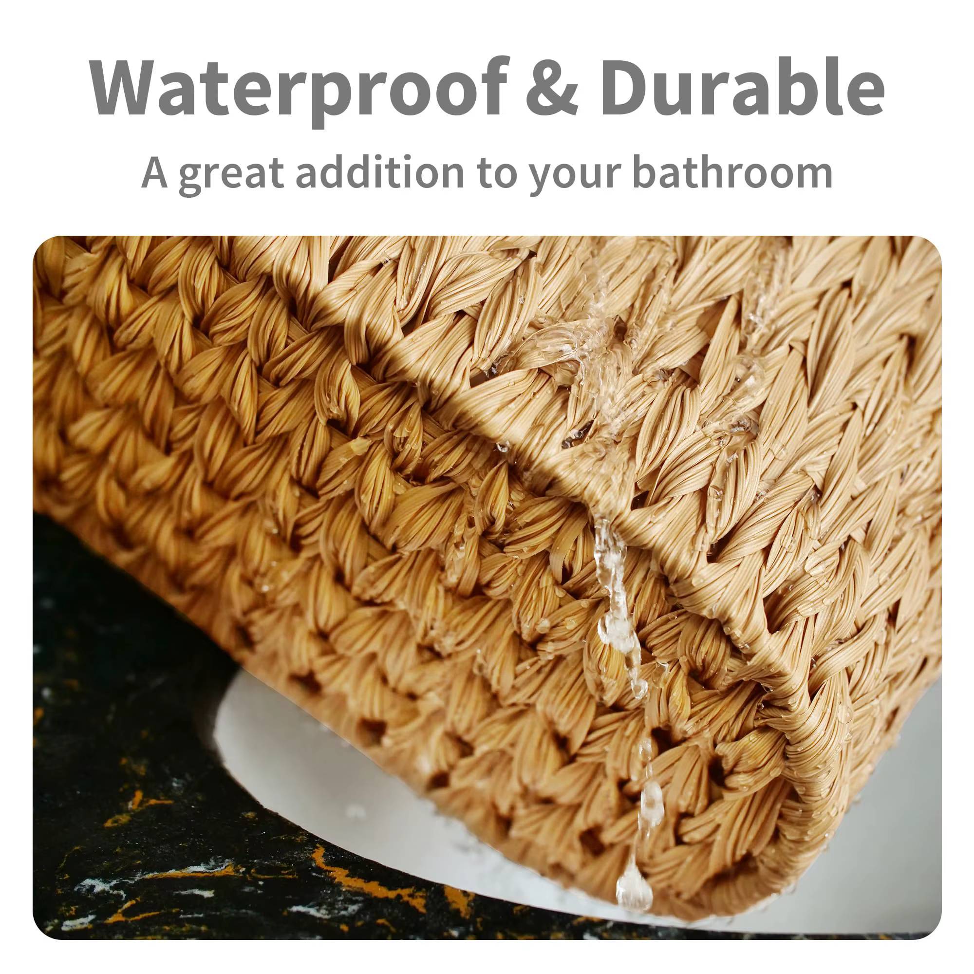 Panier de rangement pour salle de bain