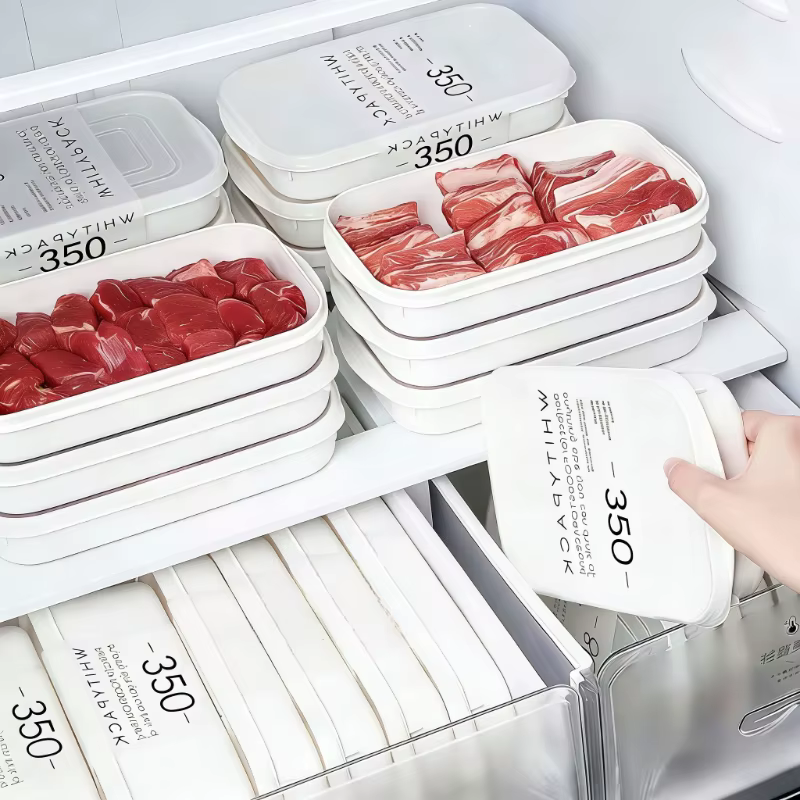 20 pièces (10 contenants + 10 couvercles) Boîtes alimentaires hermétiques de 350 ml