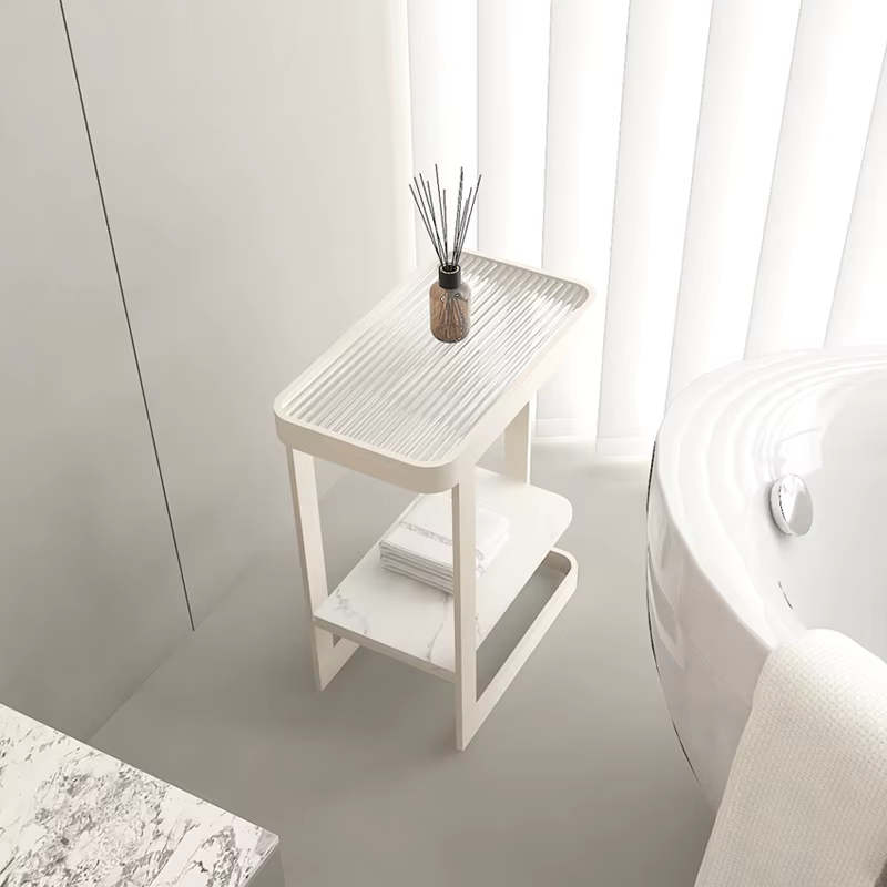 Étagère de rangement de salle de bain étroite