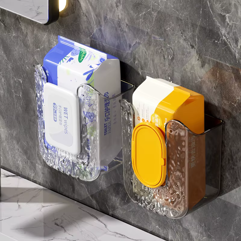 Boîte porte-papier hygiénique sans poinçon