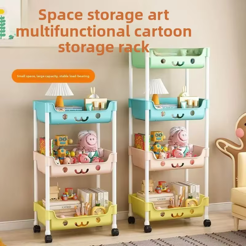 Étagère de rangement mobile multi-niveaux durable pour macarons