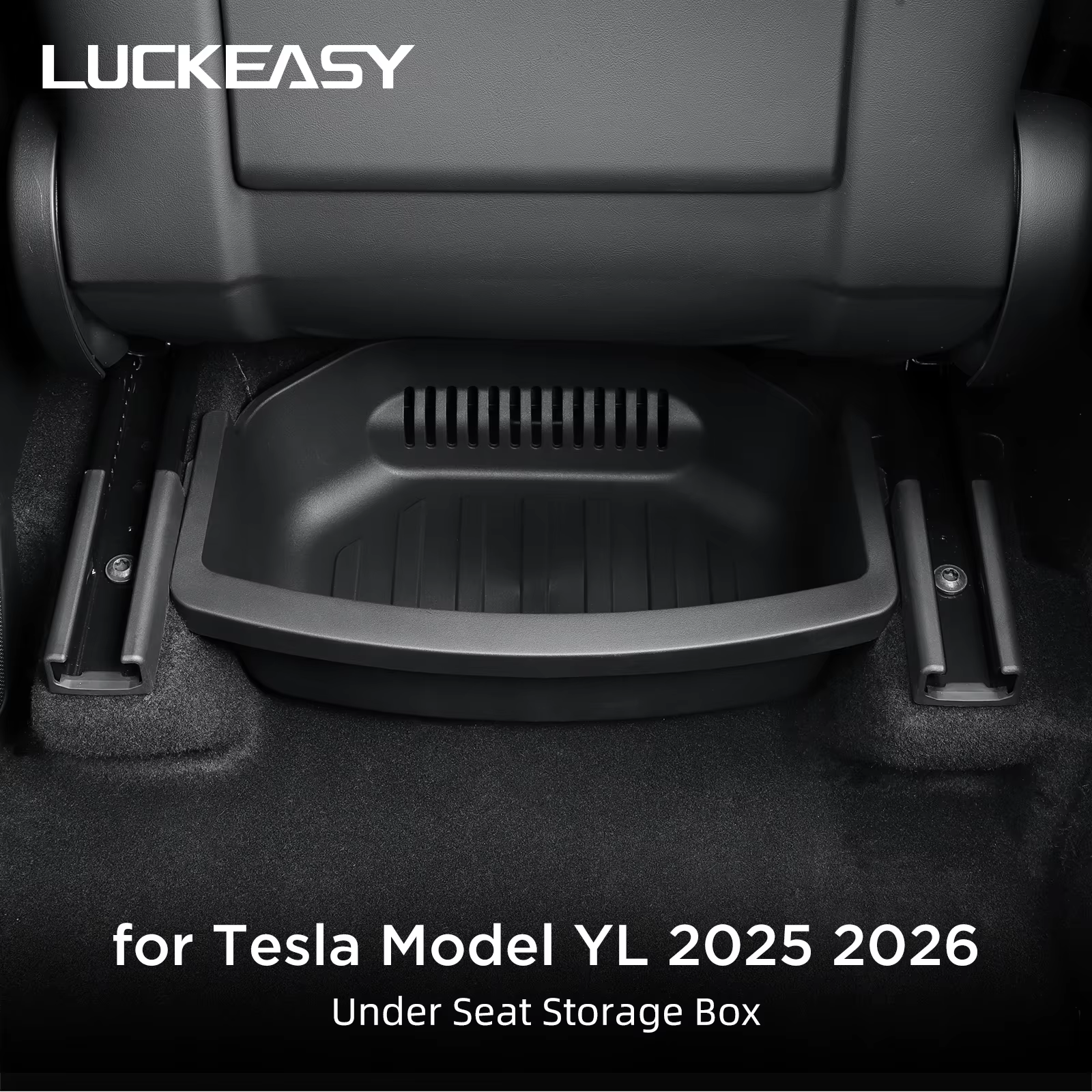 Boîte de rangement sous siège pour Tesla Model Y L 6 places 2025-2026