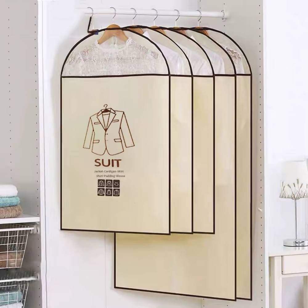 Housse de rangement suspendue avec fermeture éclair pour vêtements