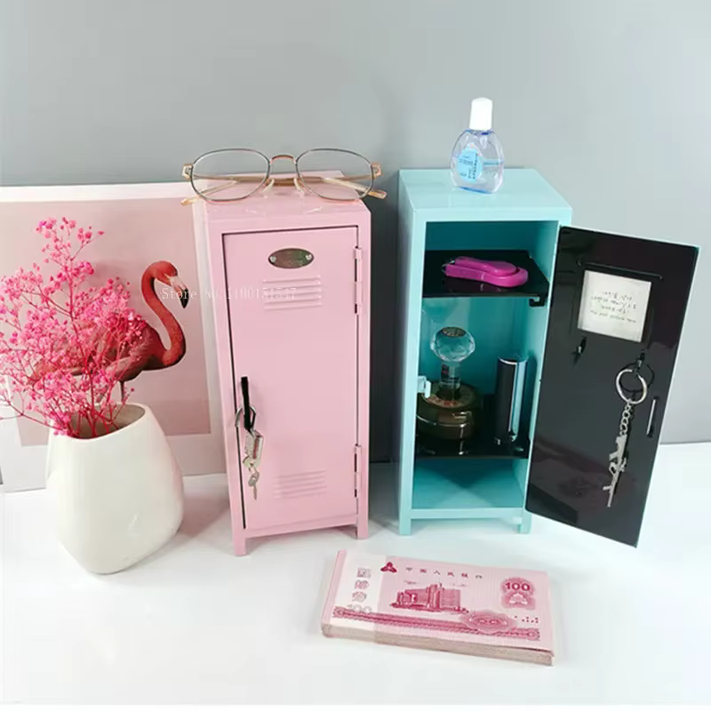 Boîte de rangement en fer pour dortoir