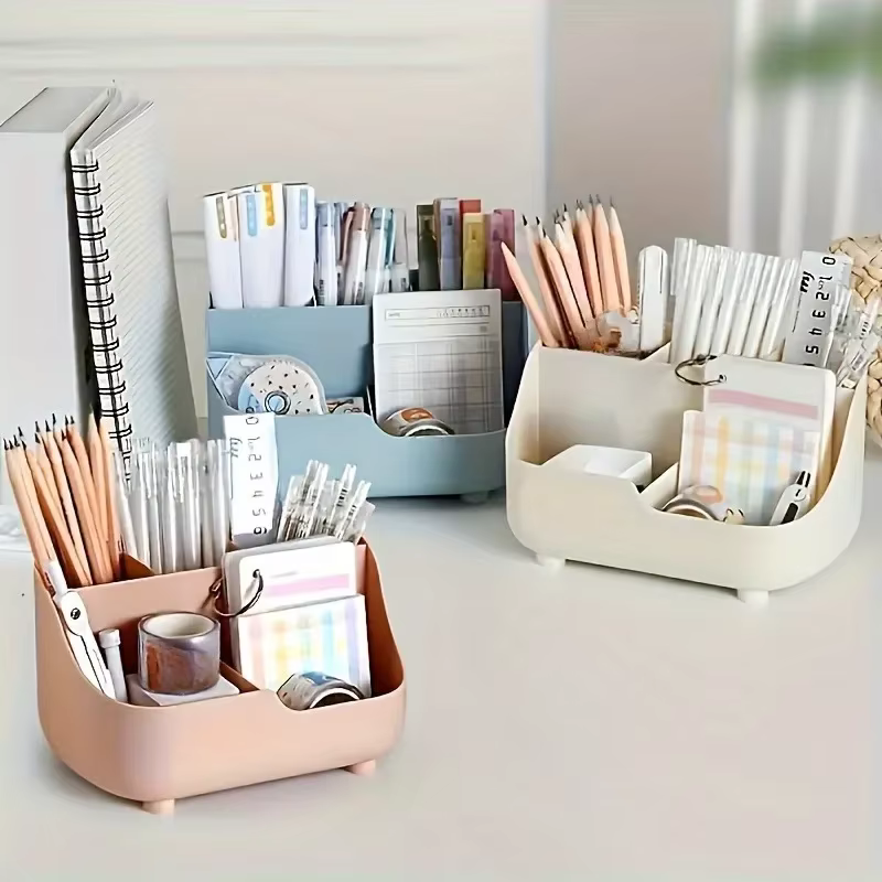 Boîte de rangement de bureau à cinq grilles